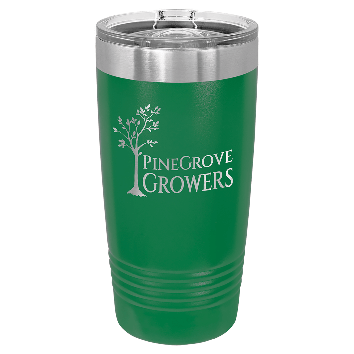 Personalized 20 oz. Ringneck Tumblers - Polar Camel Colors and Sport Themes - Green (Slider Lid)