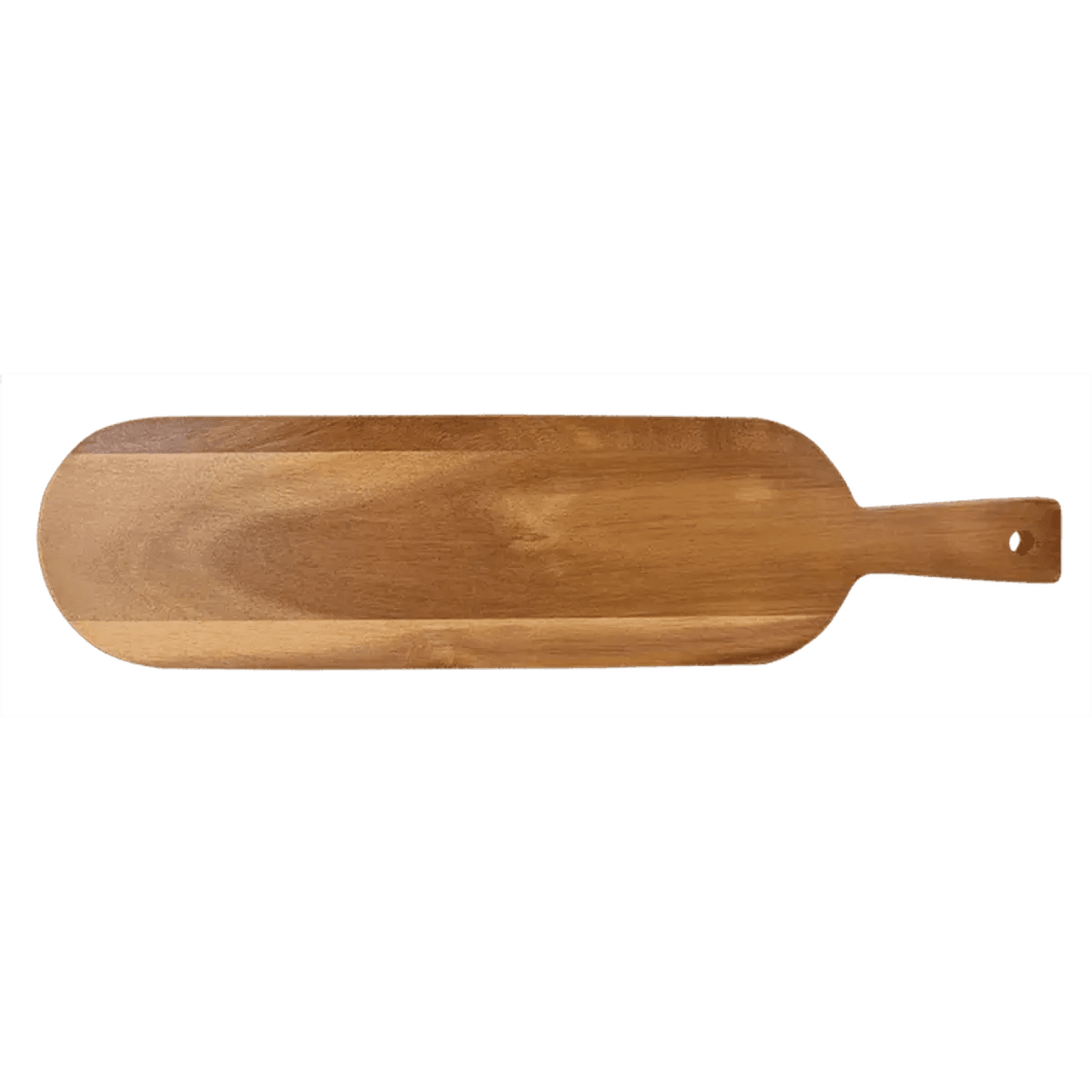 Personalized Acacia Wood Serving and Tasting Board with Slate Coasters - 18 1/2" x 4 1/4"