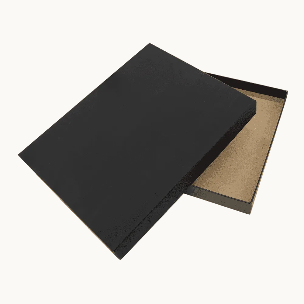 Personalized Black Gift or Plaque Box - Add Your Logo or Design - 7" x 9" (1" thick)