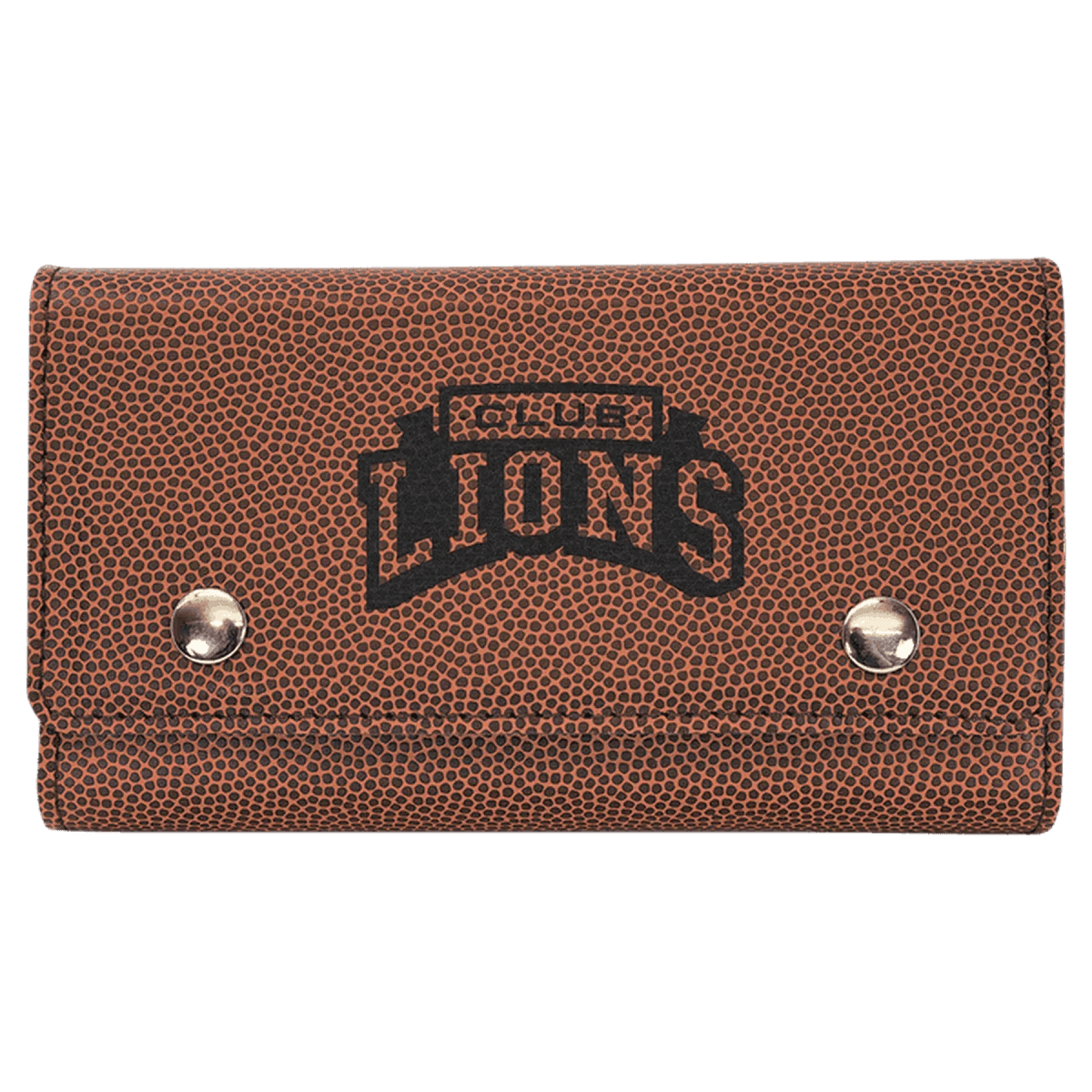 Personalized Card & Dice Set with Travel Case - Football Leatherette