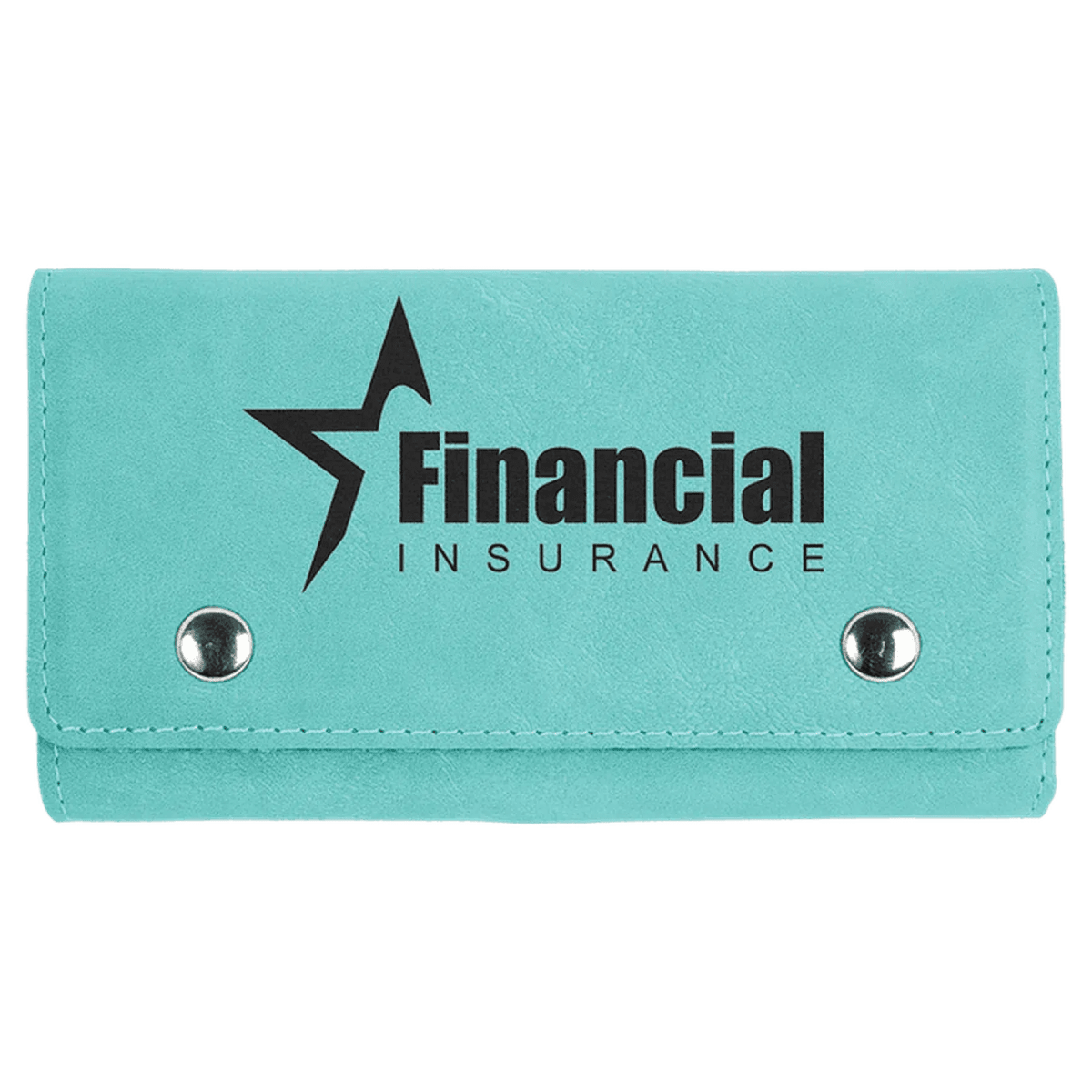 Personalized Card & Dice Set with Travel Case - Teal