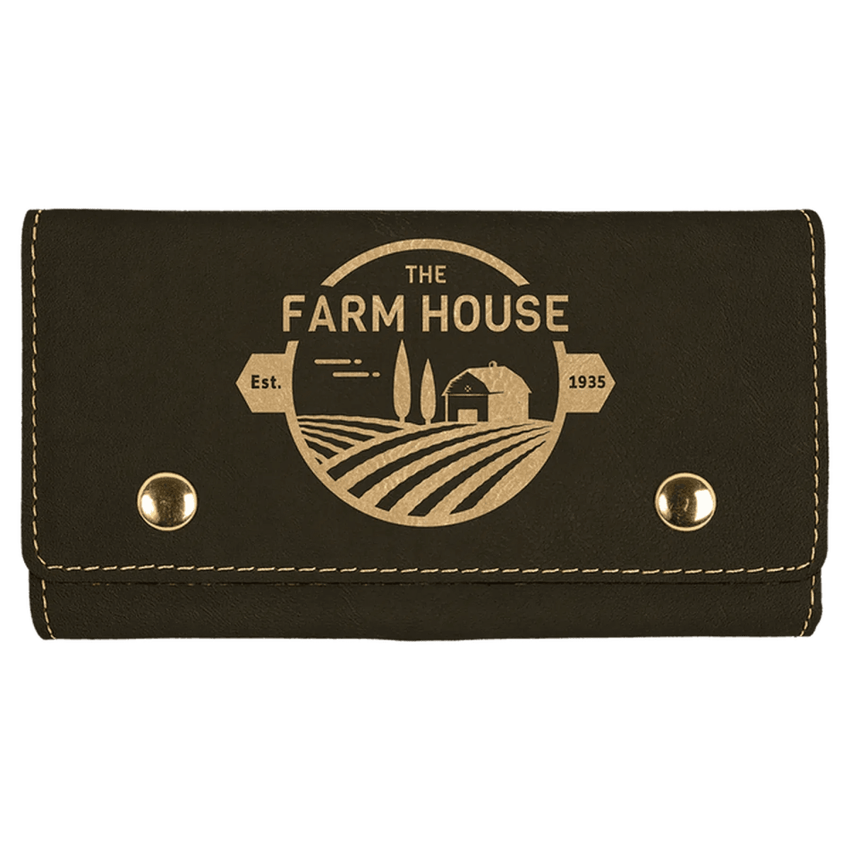 Personalized Card & Dice Set with Travel Case - Black/Gold