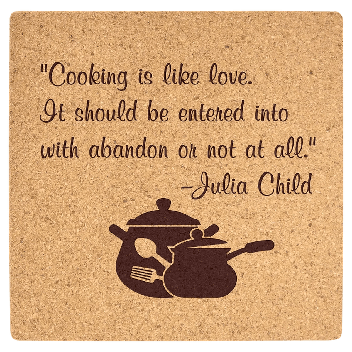 Personalized Cork Coasters and Trivets - Trivet