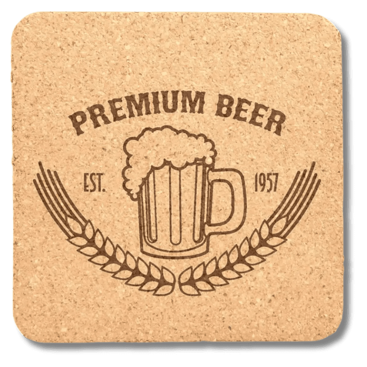 Personalized Cork Coasters and Trivets - Reusable Coaster