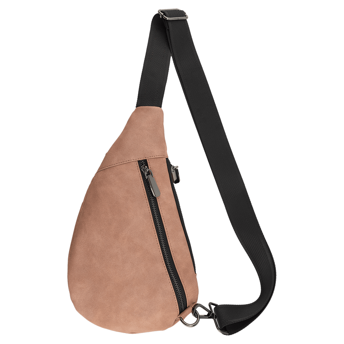 Custom Cross Body Sling Crescent Bag - Creekside Collection - Blush