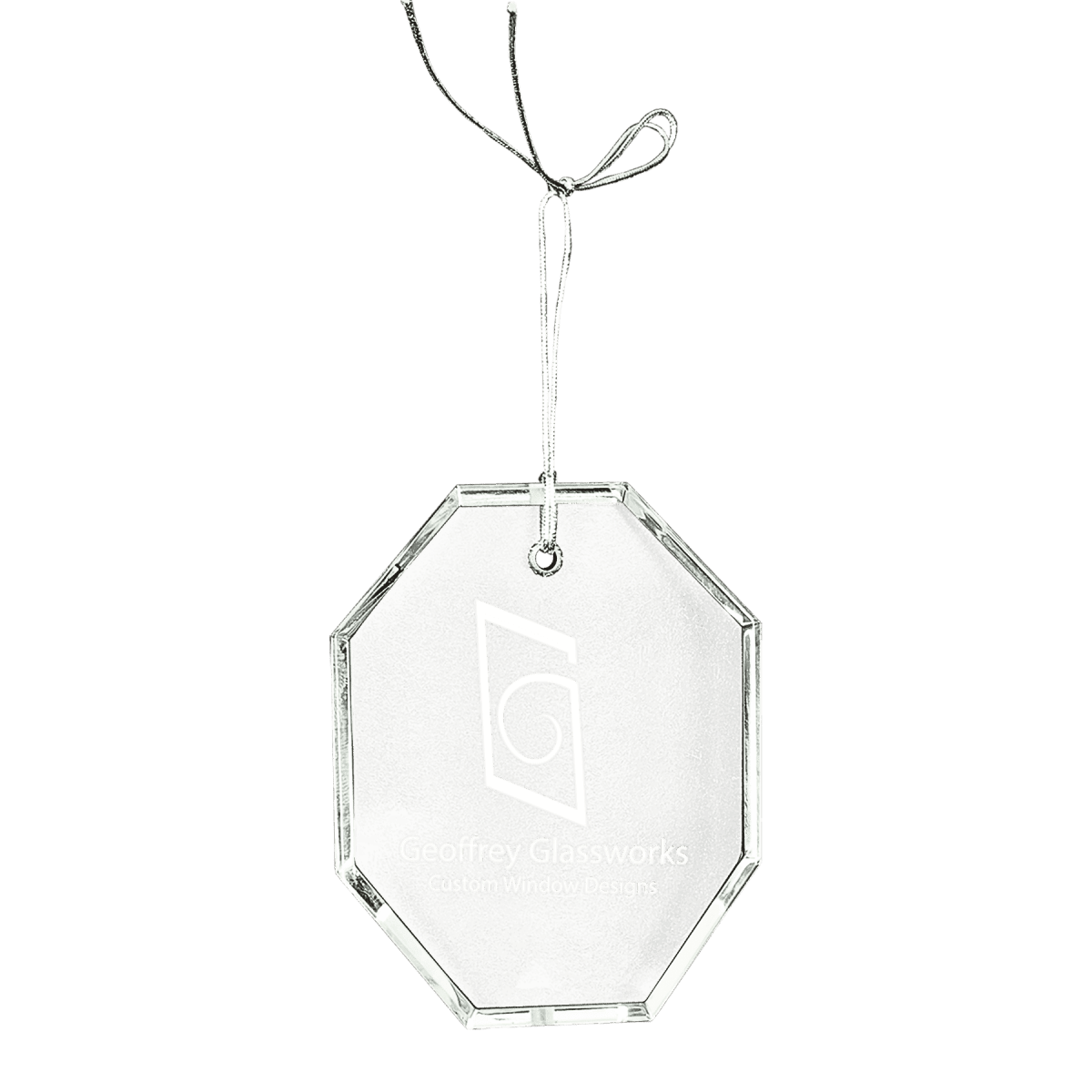 Personalized Crystal Ornaments with Ribbon and Gift Box - Star