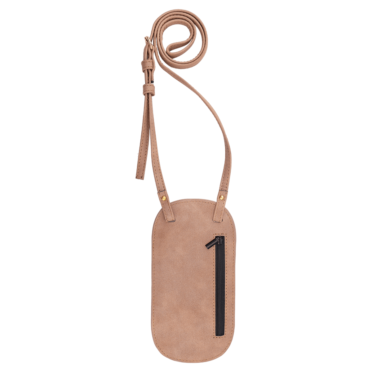 Personalized Faux Leather Cross Body Phone Bag – Creekside Collection - Blush