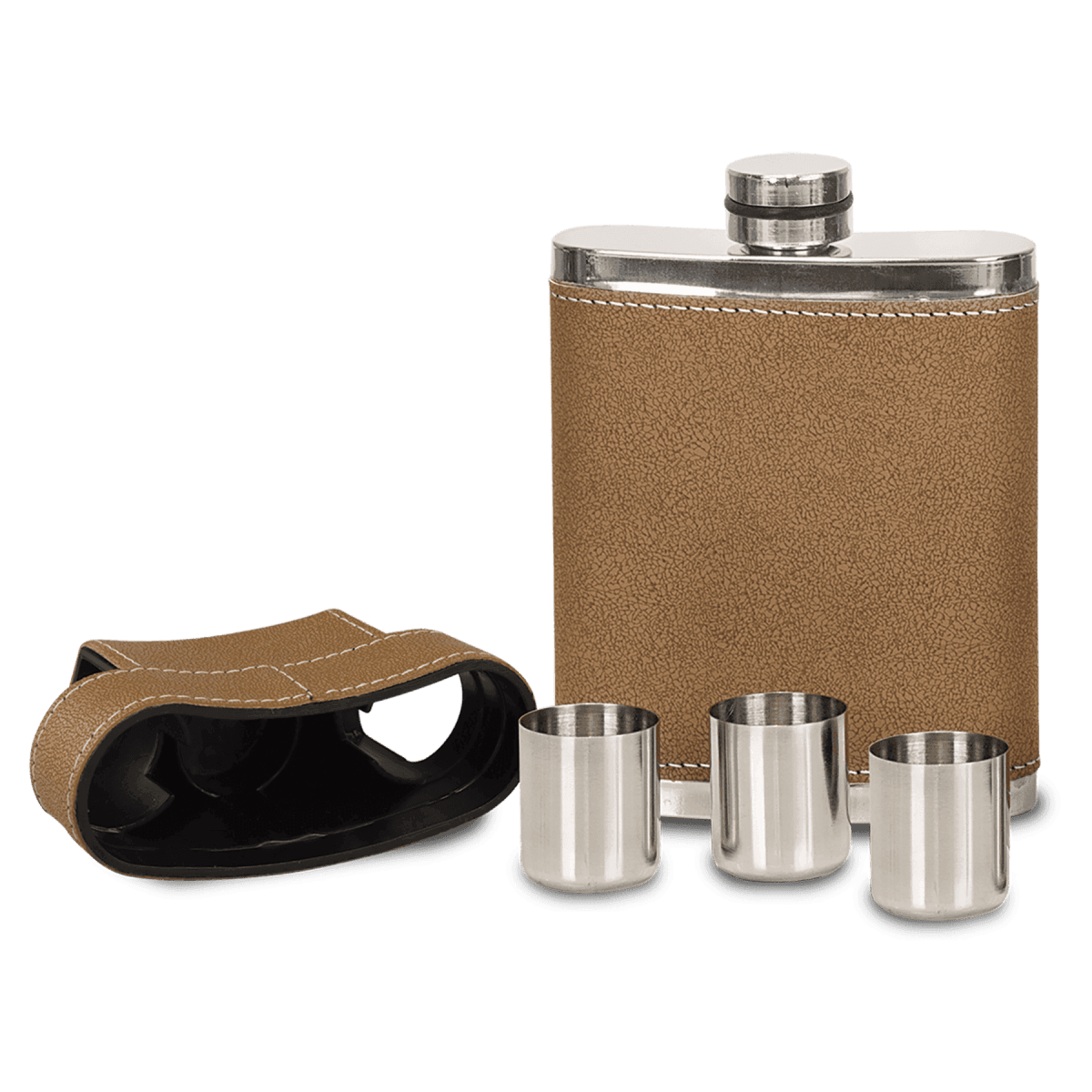 Personalized Flask Gift Sets – Custom Engraved with Funnel & Shot Glasses - Flask Kit