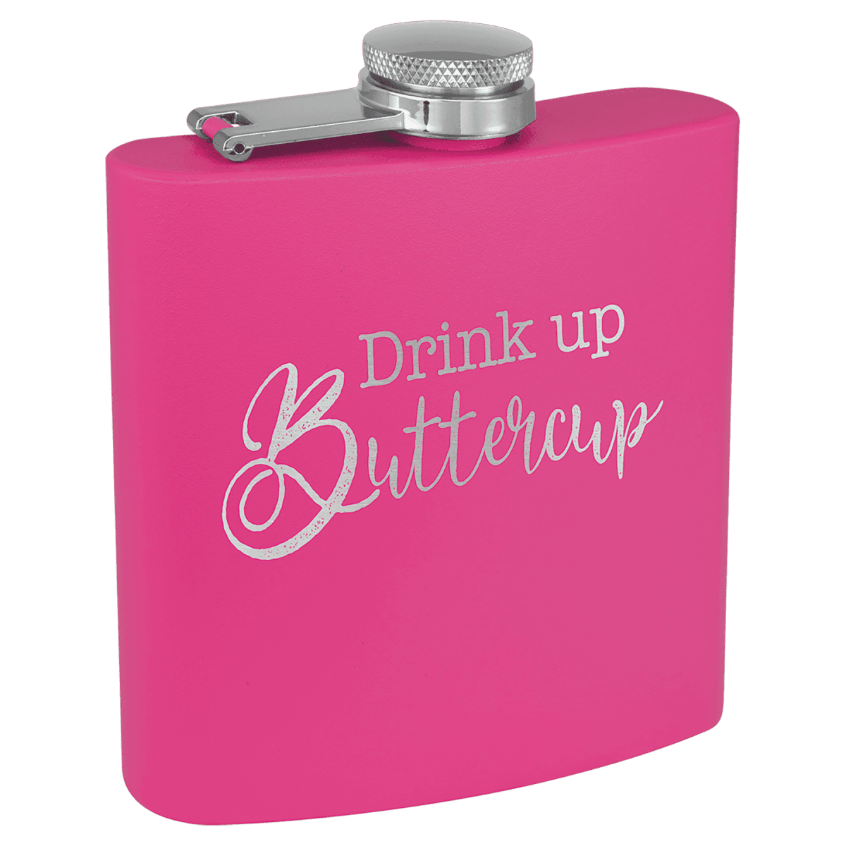 Personalized Flasks – 6 oz. Stainless with Leatherette & Cork Wraps - Powder Coated