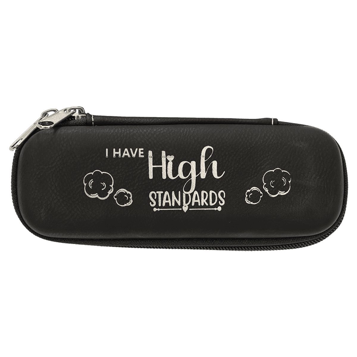 Personalized Smoke or Medical Supply Case with Odor-Control Black / 7" x 4" x 2 1/2" / Cork