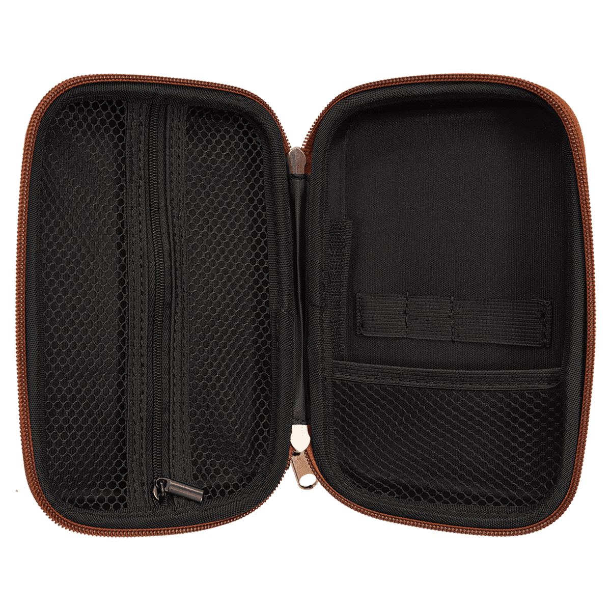 Personalized Smoke or Medical Supply Case with Odor-Control Black / 7" x 4" x 2 1/2" / Cork