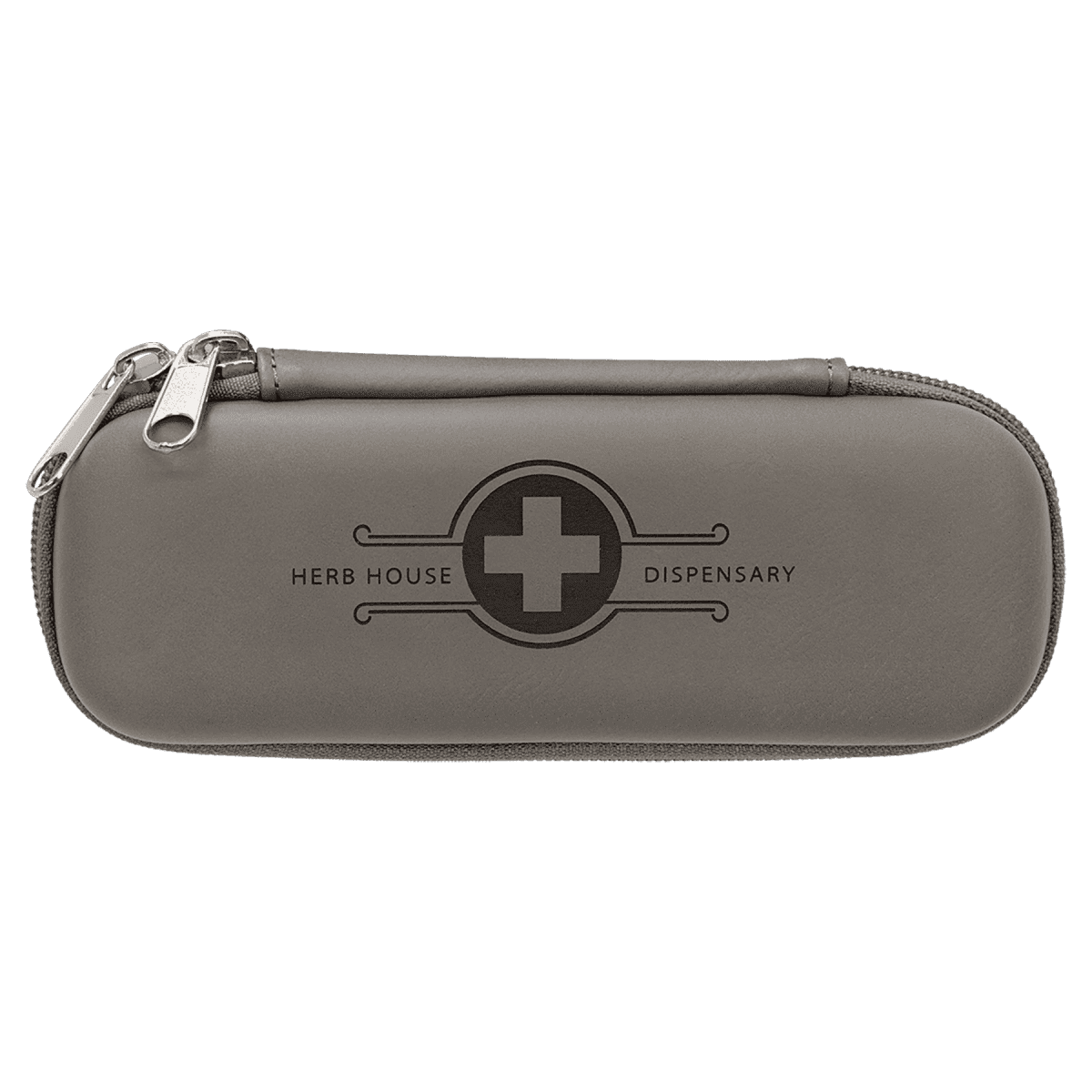 Personalized Smoke or Medical Supply Case with Odor-Control Black / 7" x 4" x 2 1/2" / Cork