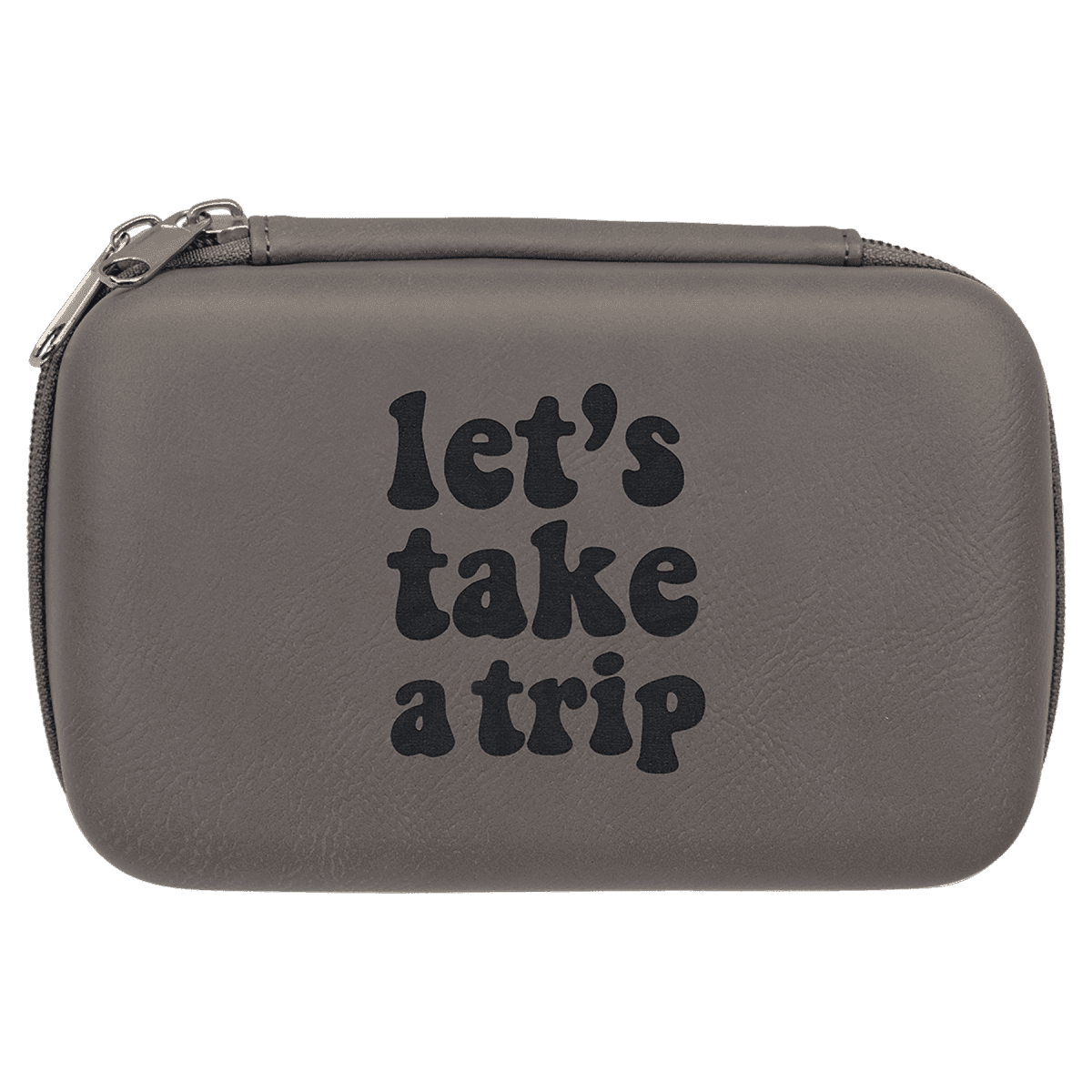 Personalized Smoke or Medical Supply Case with Odor-Control Black / 7" x 4" x 2 1/2" / Cork