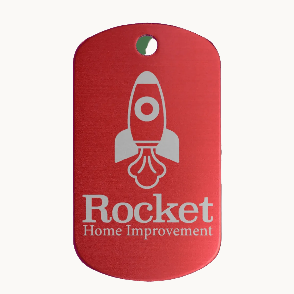 Custom Aluminum GI Style ID Tags - Red
