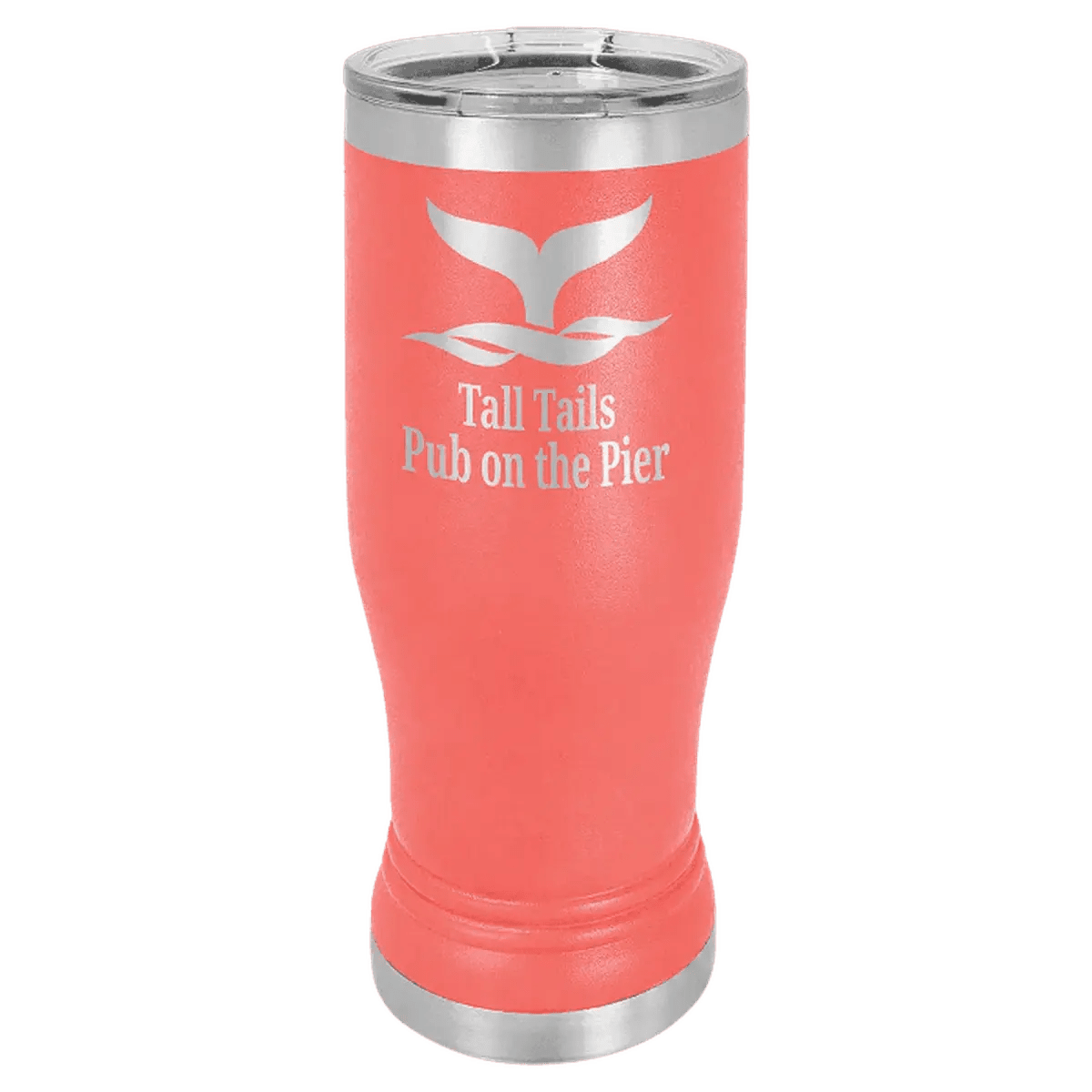 Personalized Pilsner Tumblers - Insulated Polar Camel Drinkware - Light Blue