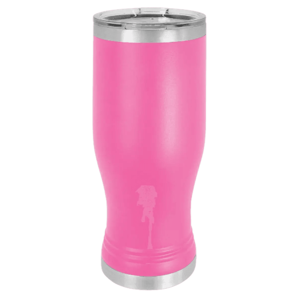 Personalized Pilsner Tumblers - Insulated Polar Camel Drinkware - Coral