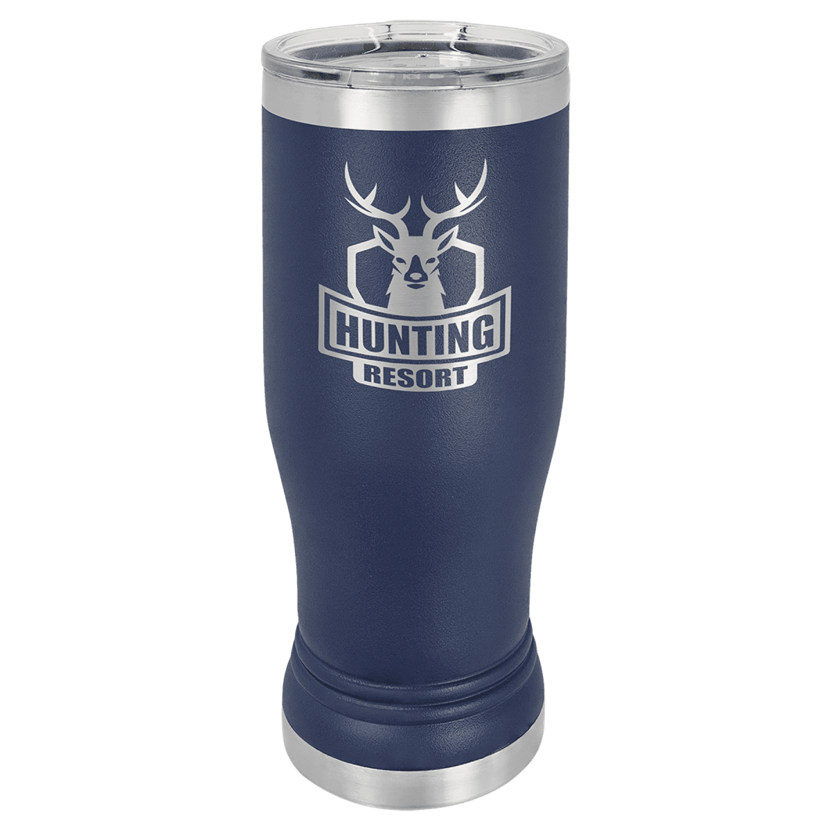 Personalized Pilsner Tumblers - Insulated Polar Camel Drinkware - Navy Blue