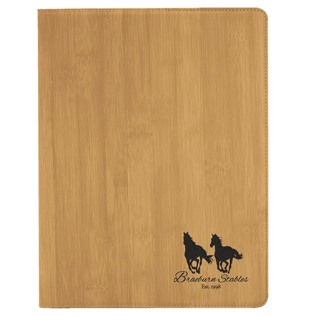 Personalized Portfolios with Zipper and Notepad - Teal