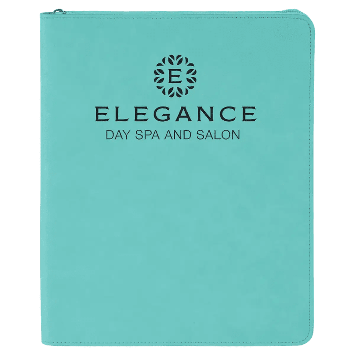 Personalized Portfolios with Zipper and Notepad - Teal