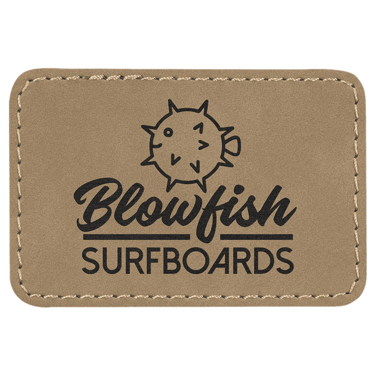Personalized Self - Adhesive Patches - Heat Transfer - Light Brown
