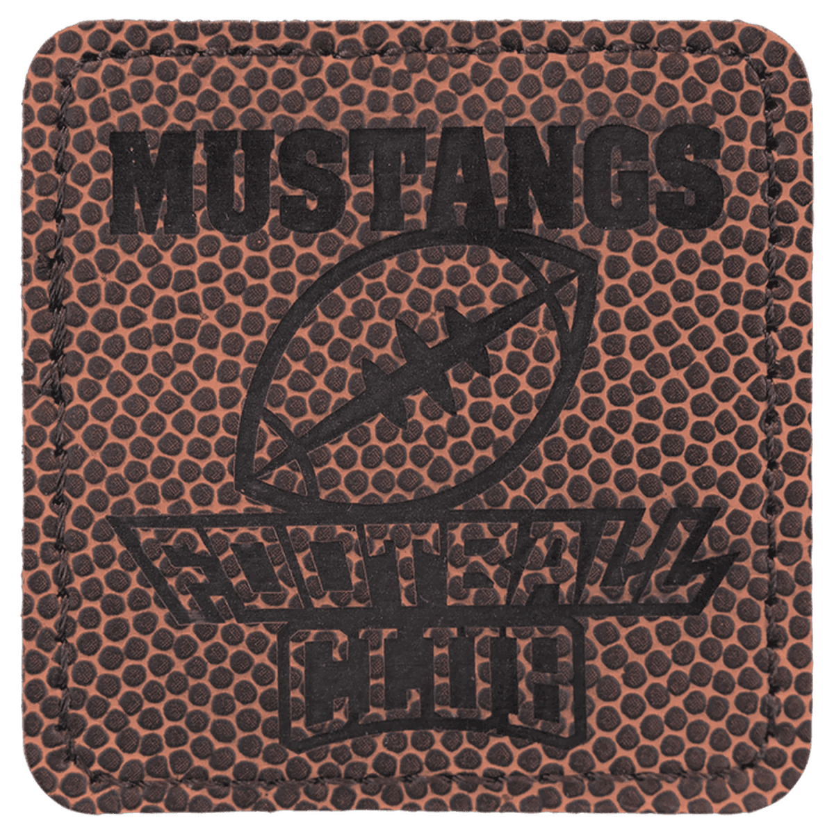 Personalized Self - Adhesive Patches - Heat Transfer - Football