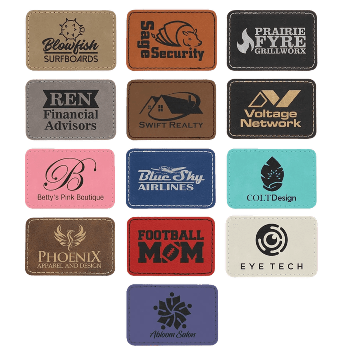 Personalized Self - Adhesive Patches - Heat Transfer - Football