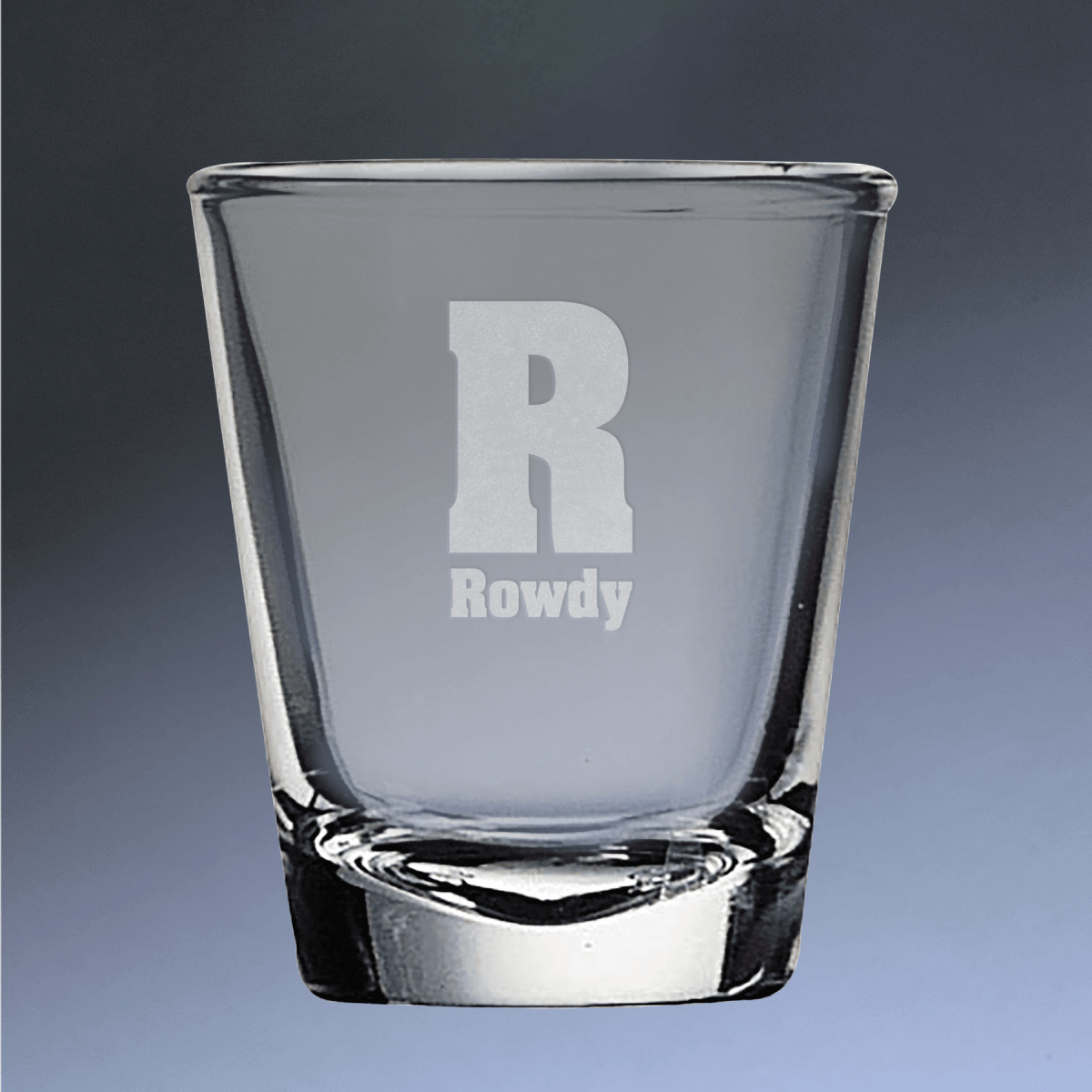 Personalized Shot Glass - Square or Round with Custom Engraving - Round