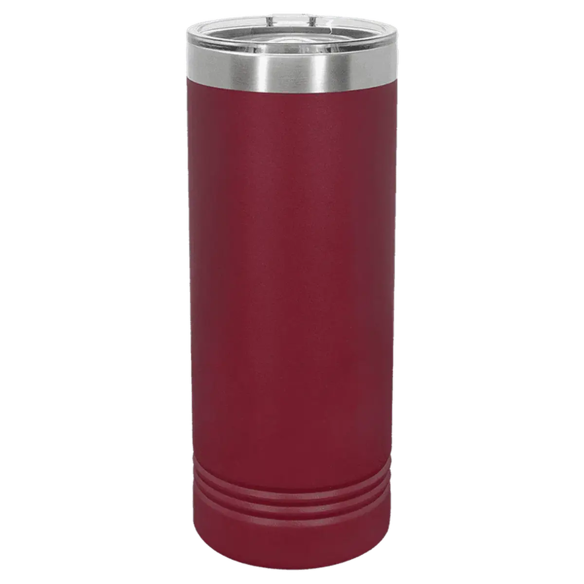 Personalized Skinny Tumblers – 2X Insulated Drinkware Maroon / Skinny Tumbler / Stainless Steel