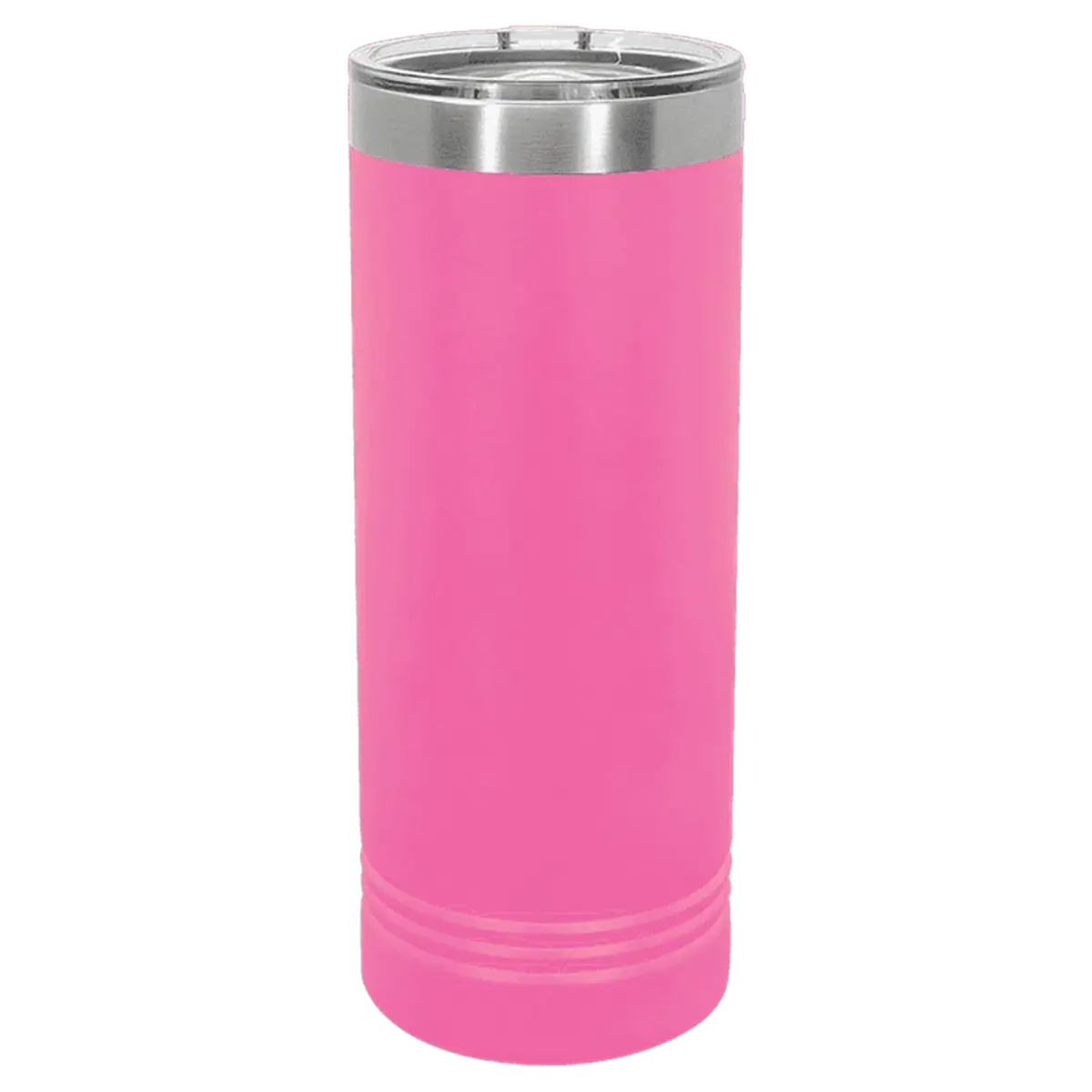 Personalized Skinny Tumblers – 2X Insulated Drinkware Pink / Skinny Tumbler / Stainless Steel