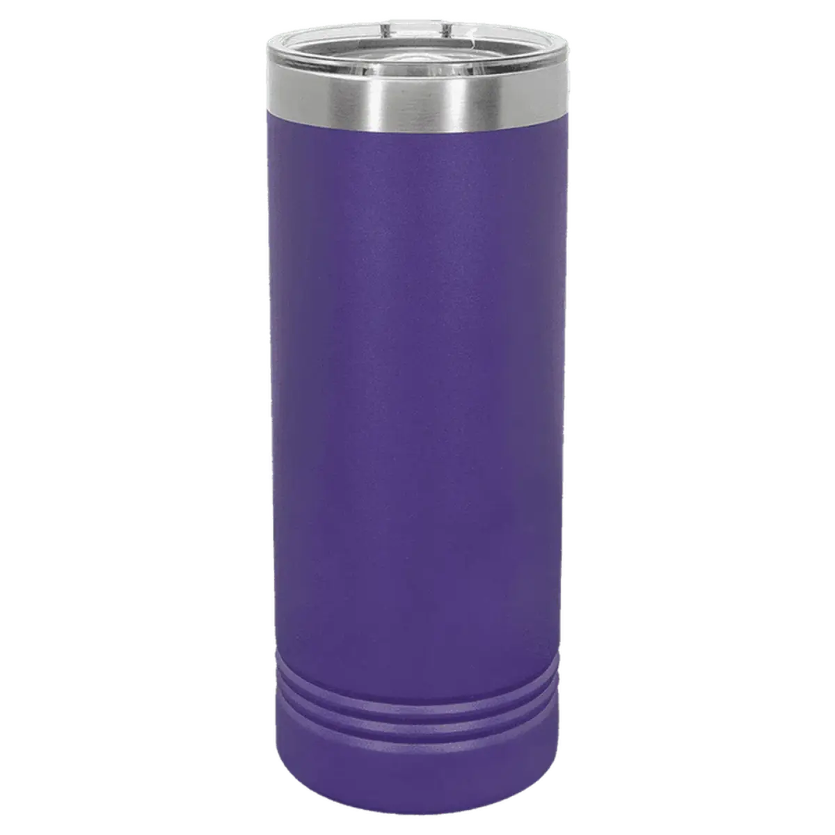 Personalized Skinny Tumblers – 2X Insulated Drinkware Purple / Skinny Tumbler / Stainless Steel