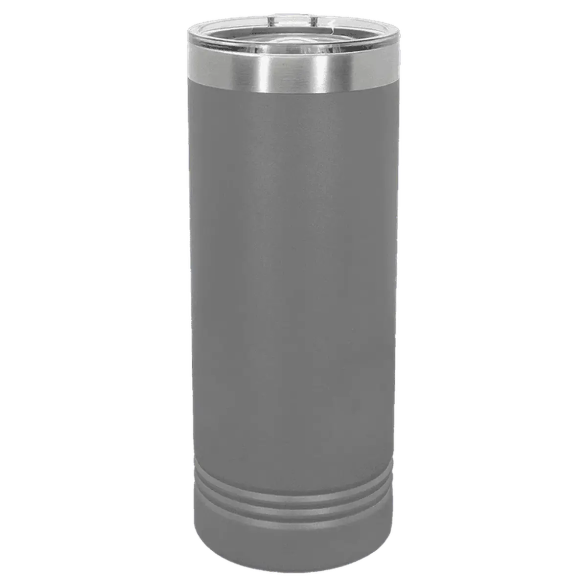 Personalized Skinny Tumblers – 2X Insulated Drinkware Gray / Skinny Tumbler / Stainless Steel