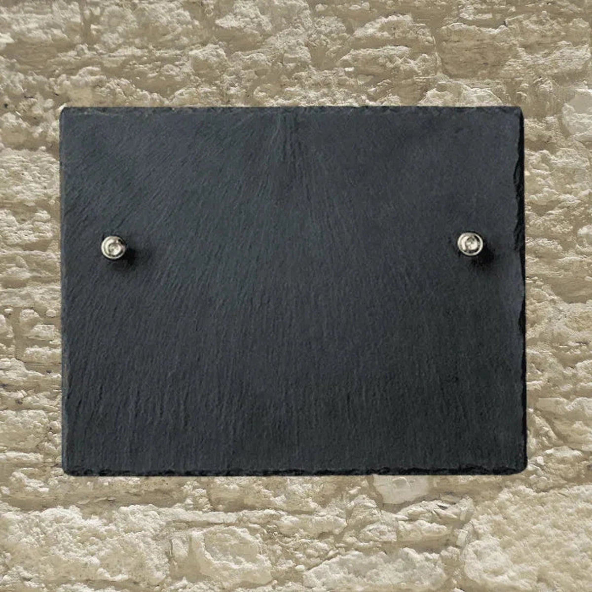Personalized Slate Informational Signs with Bolts Design My Own / 8" x 10"