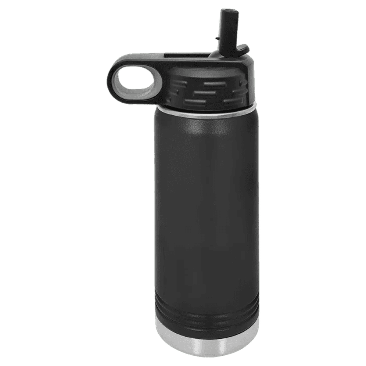 Personalized Water Bottles – 2X Polar Camel Drinkware - Black