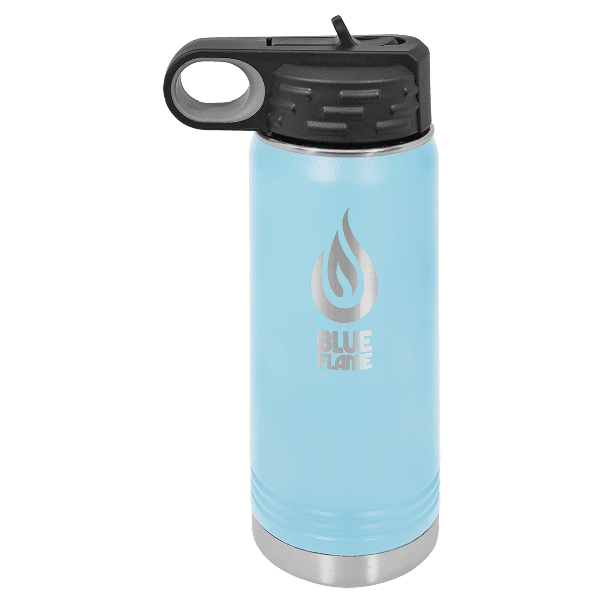 Personalized Water Bottles – 2X Polar Camel Drinkware - Light Blue