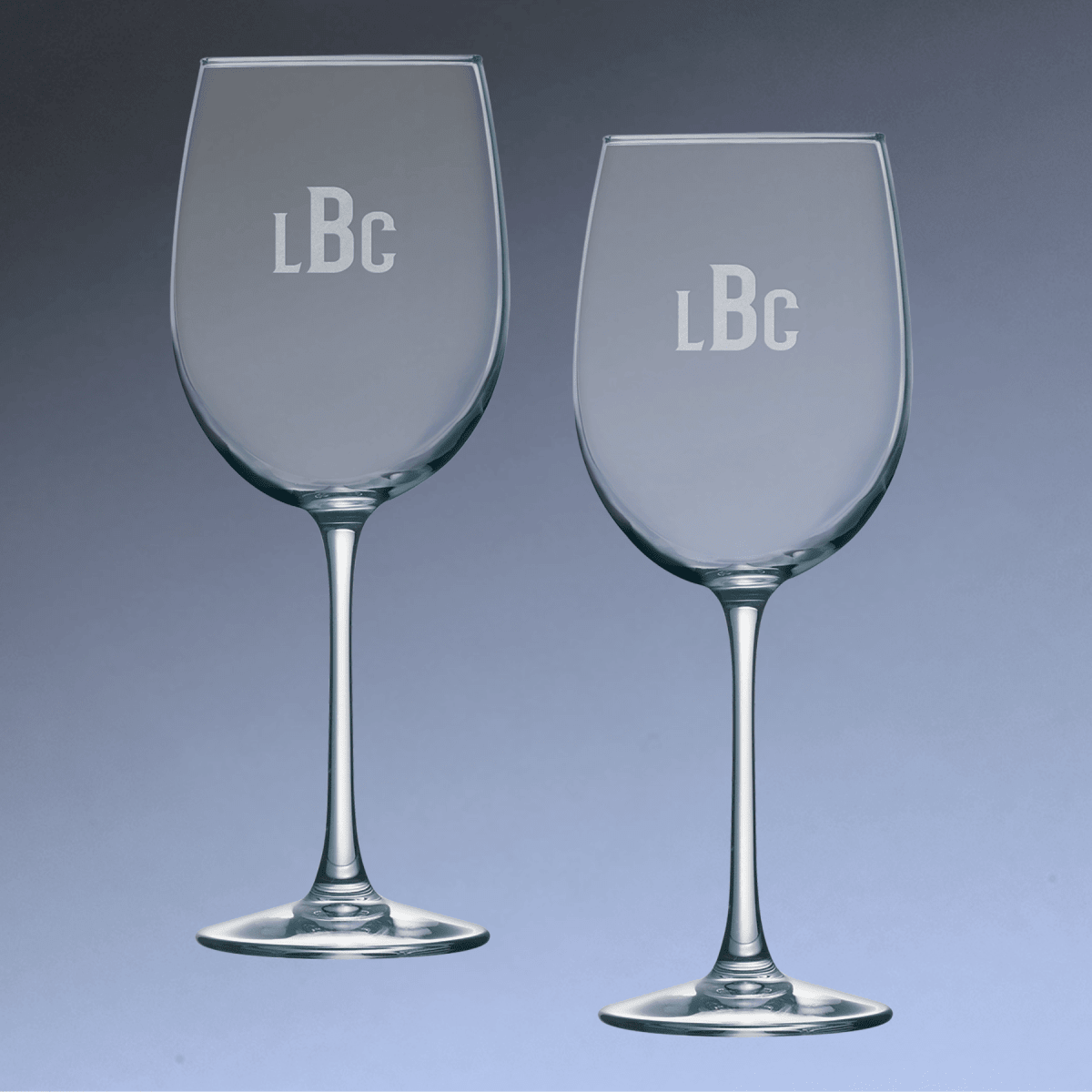Personalized Wine Glasses – Engraved Polar Camel Stemware - 10.5 oz.