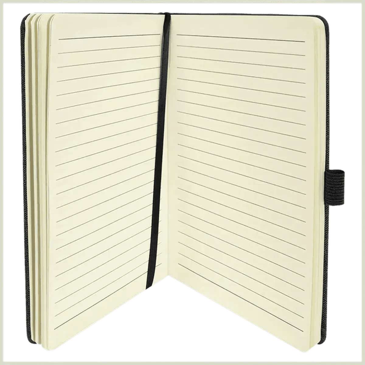 Personalized Writing Journals in Leatherette or Cork - Light Brown