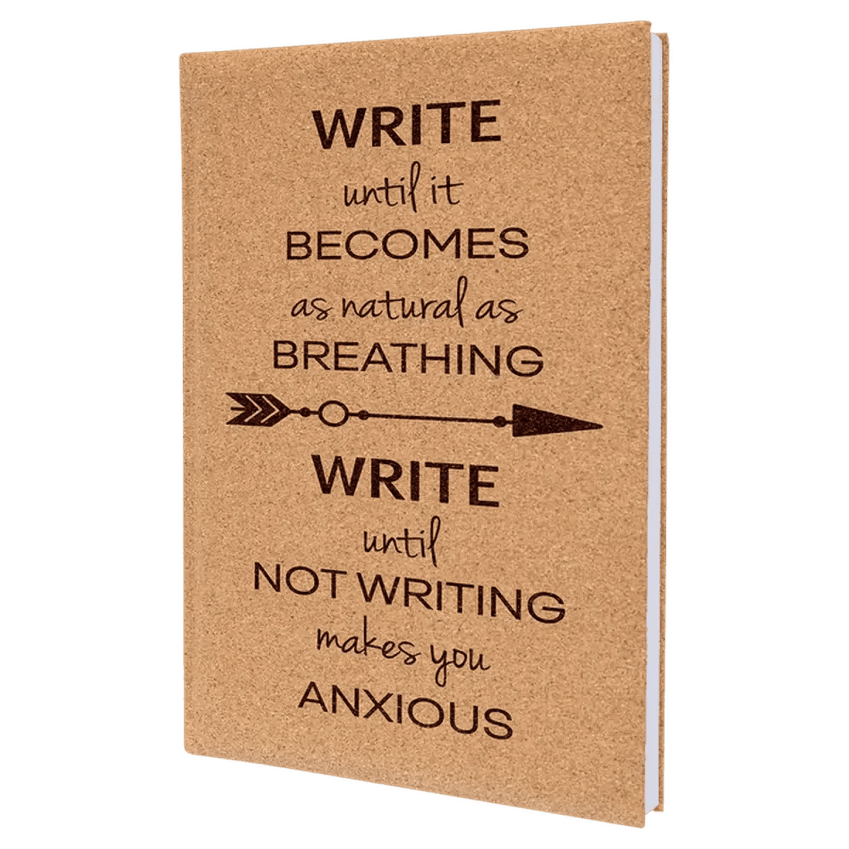 Personalized Writing Journals in Leatherette or Cork - Cork