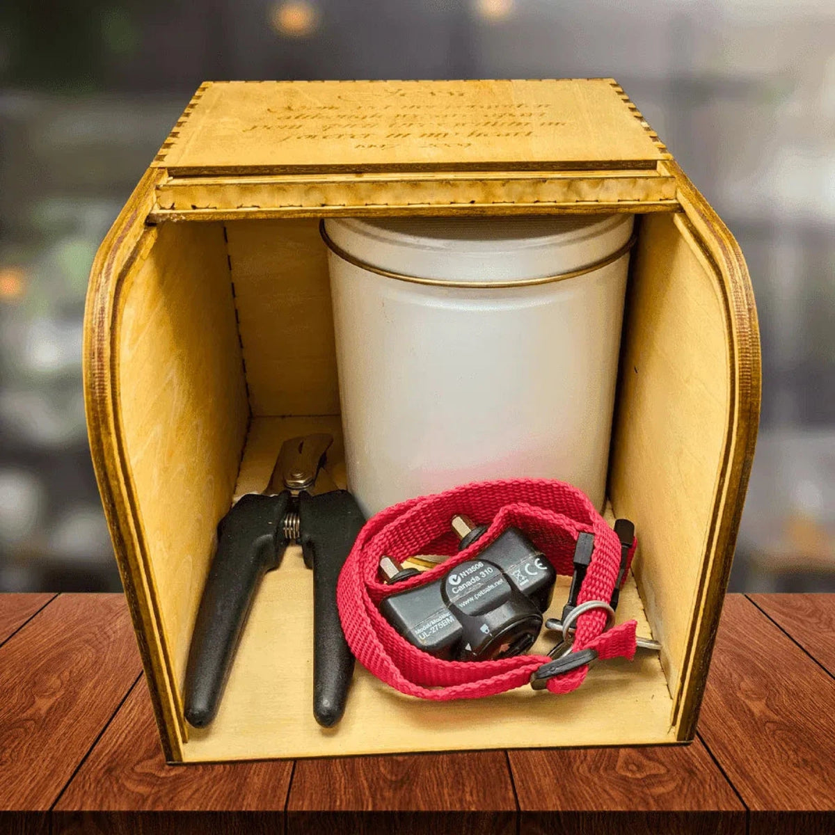 Hand-Crafted Wood Rolltop Keepsake Box | Pets and Memorials Default Title
