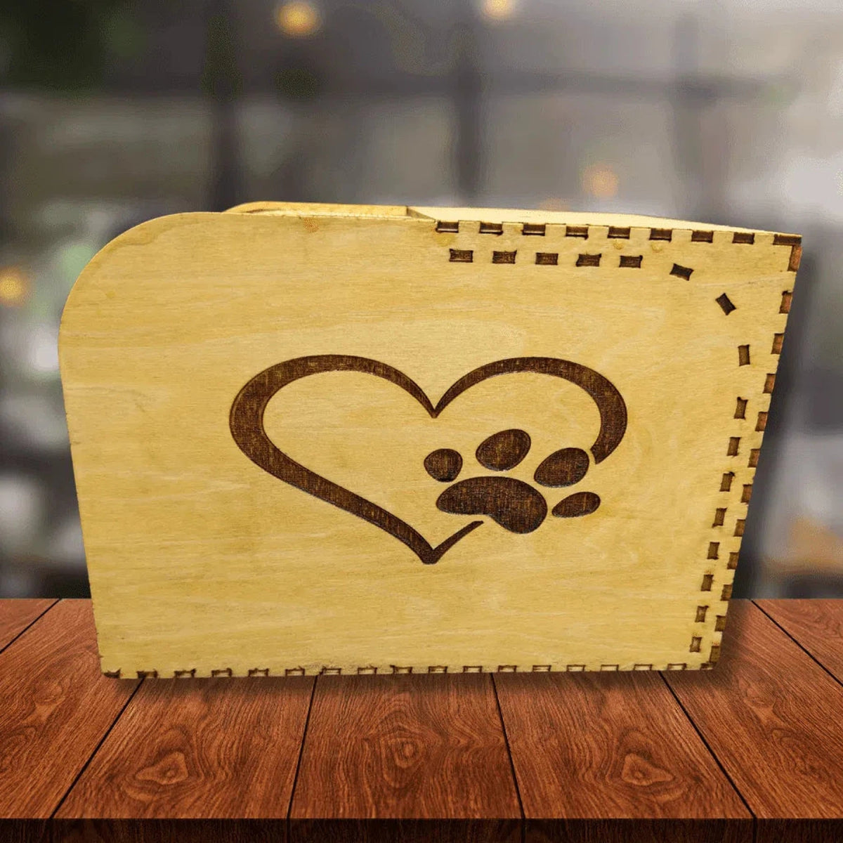 Hand-Crafted Wood Rolltop Keepsake Box | Pets and Memorials Default Title