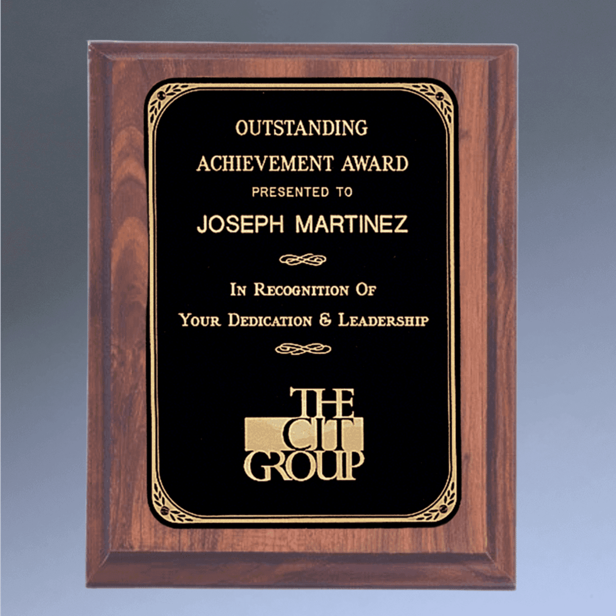 Plaque Boards with Cherry, Walnut or Oak Finish | Customize with Plaque Plate - Cherry