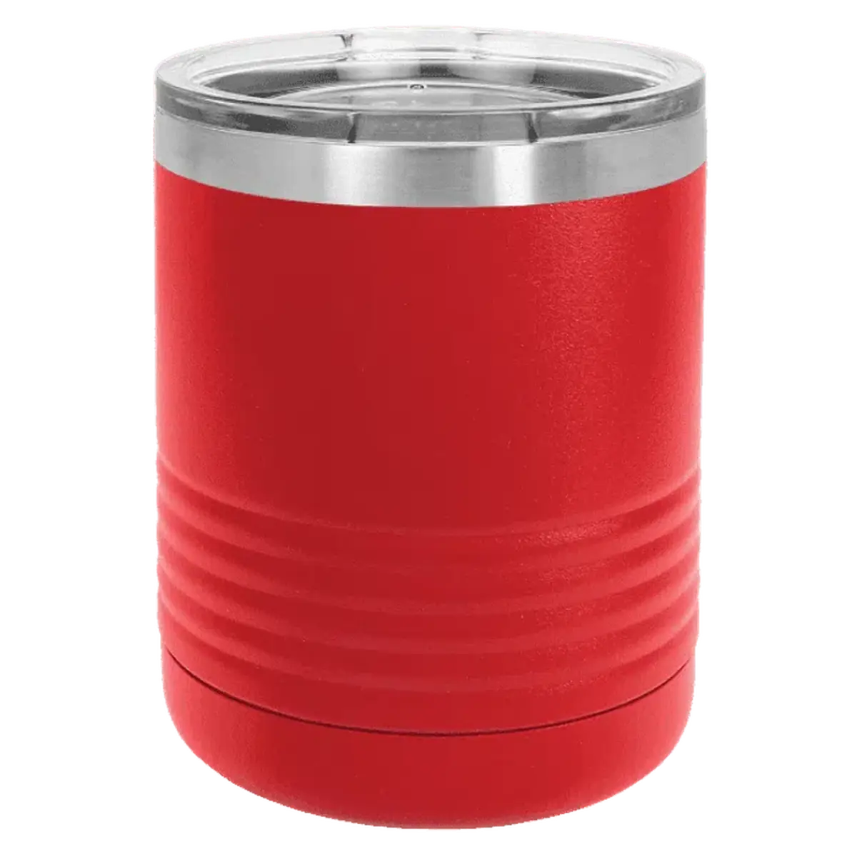 Personalized Ringneck Tumblers – Custom Engraved Insulated Tumblers 10 oz. / Black (Clear Lid) / Powder Coated/Stainless Steel