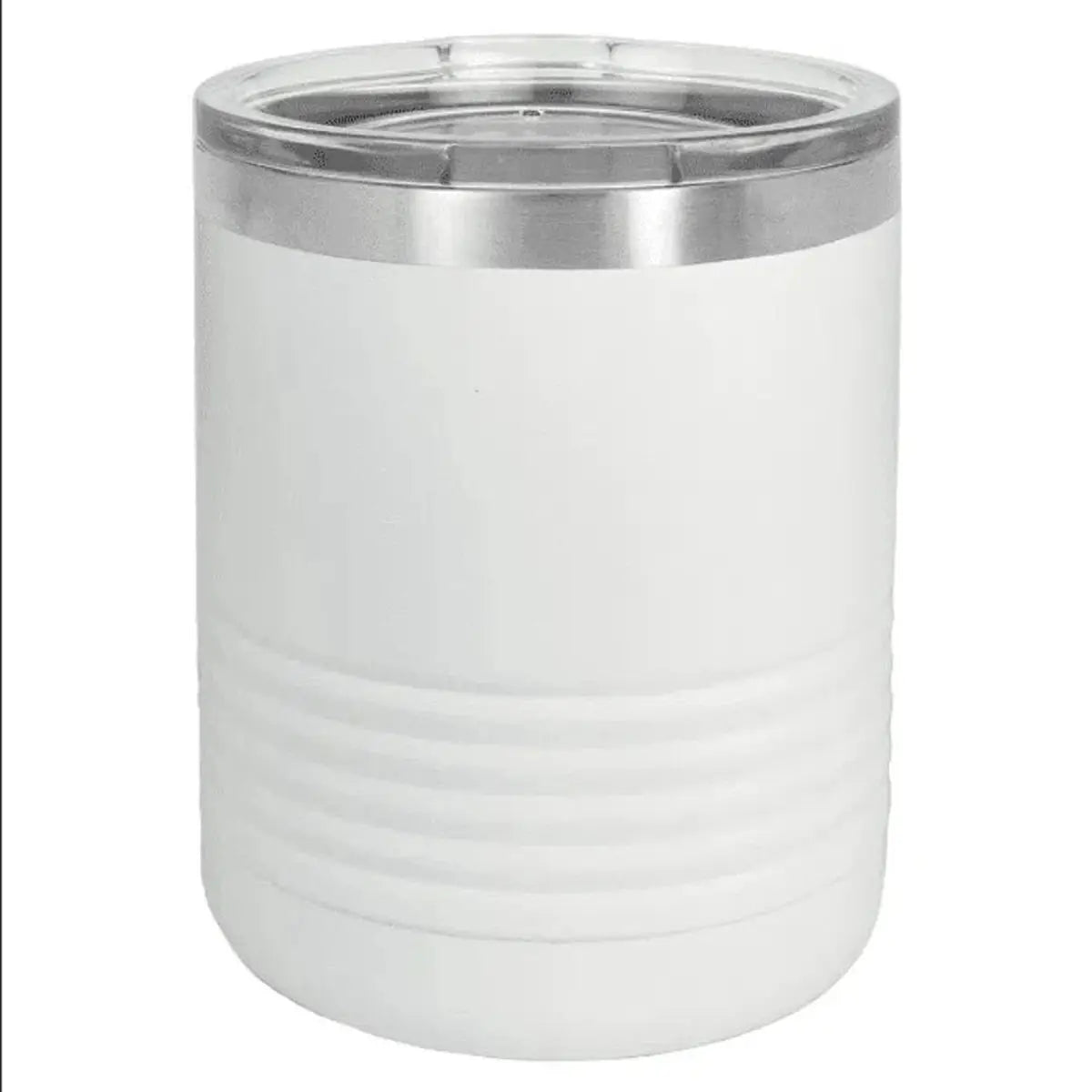 Personalized Ringneck Tumblers – Custom Engraved Insulated Tumblers 10 oz. / Black (Clear Lid) / Powder Coated/Stainless Steel