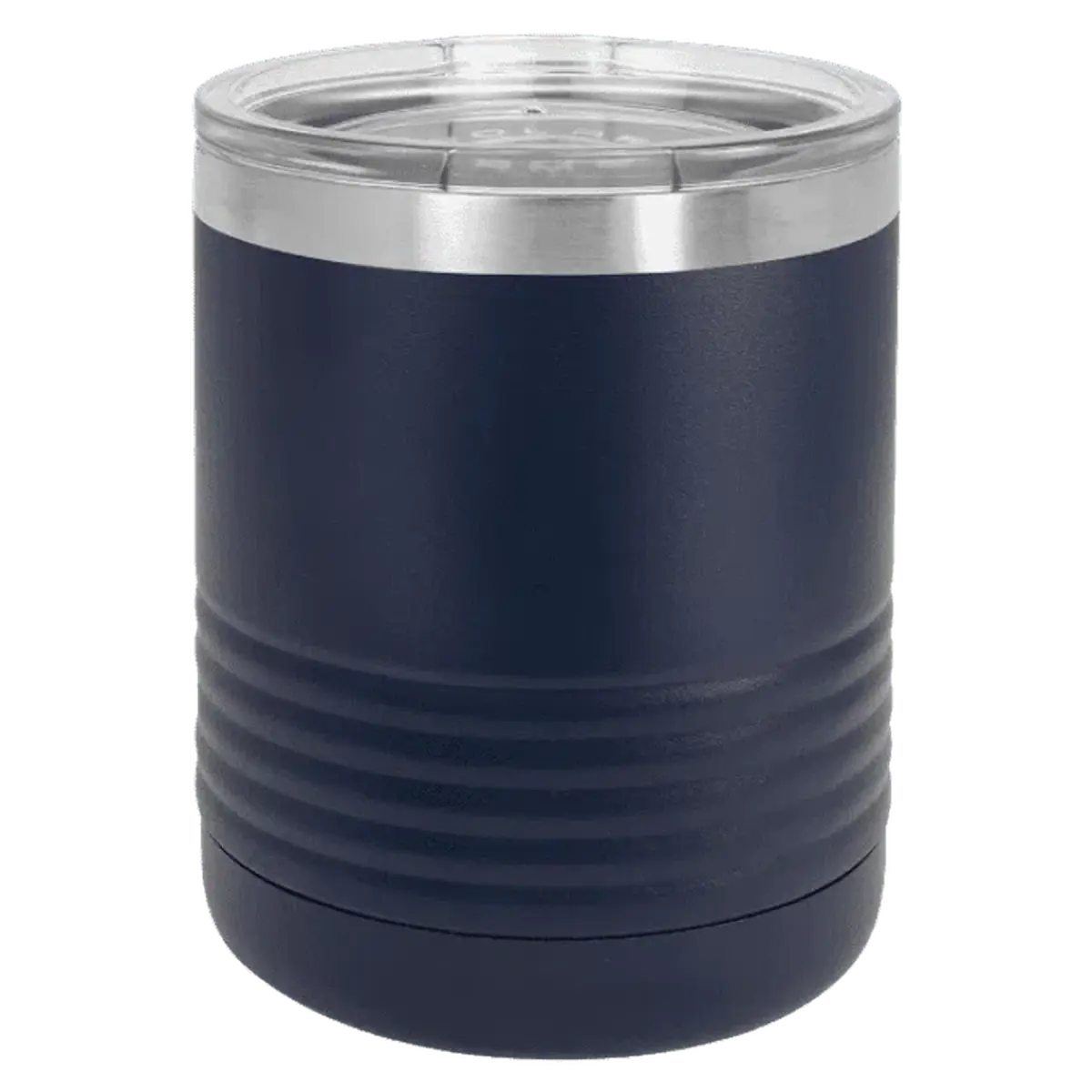 Personalized Ringneck Tumblers – Custom Engraved Insulated Tumblers 10 oz. / Black (Clear Lid) / Powder Coated/Stainless Steel