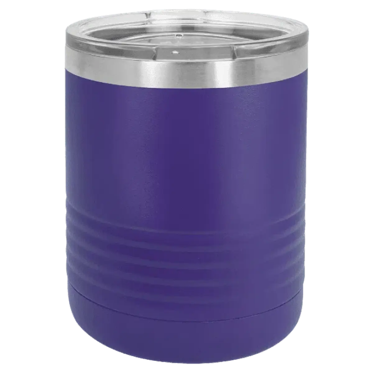 Personalized Ringneck Tumblers – Custom Engraved Insulated Tumblers 10 oz. / Black (Clear Lid) / Powder Coated/Stainless Steel