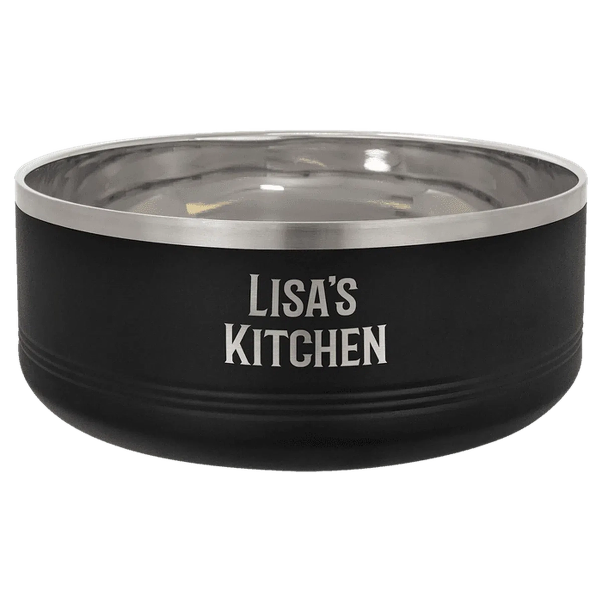 Personalized Insulated Serving Bowls – Polar Camel 1.5 Qt. or 3 Qt. Sizes Black / 1.25 Quart