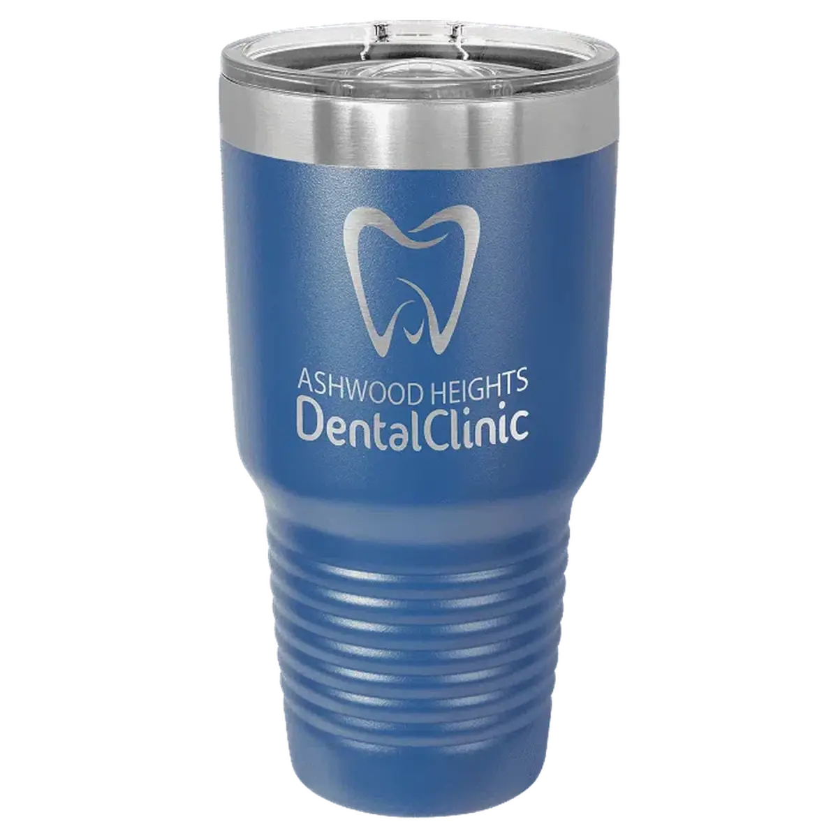 Personalized Ringneck Tumblers – Polar Camel Insulated Tumblers 30 oz. / Powder Coated Color Options / Royal Blue (Slider Lid)