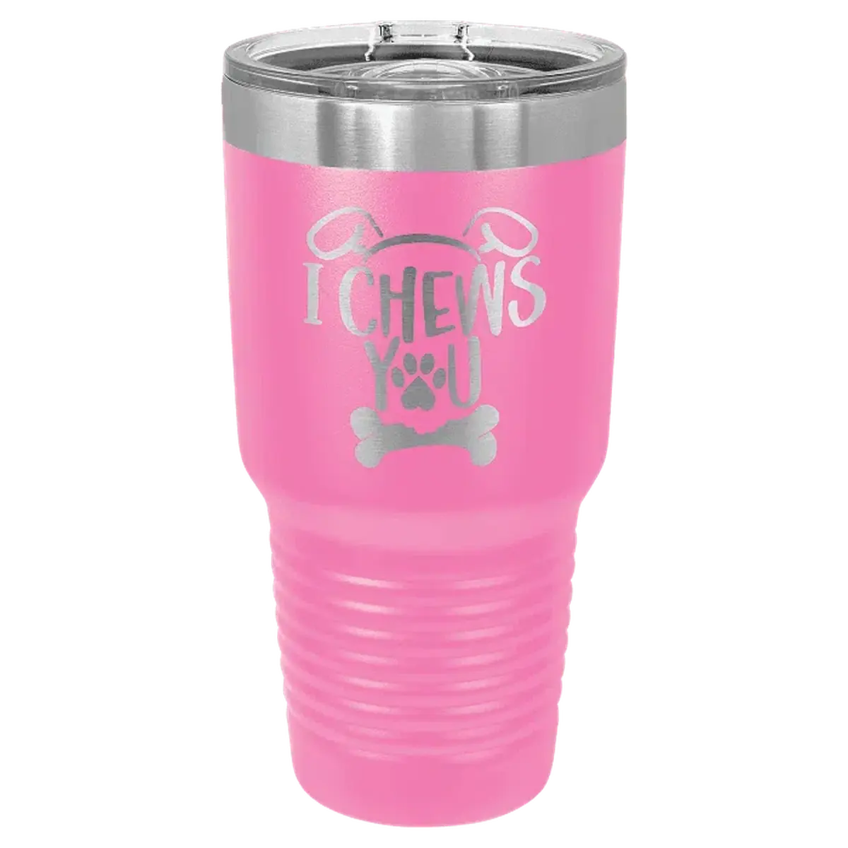 Personalized Ringneck Tumblers – Polar Camel Insulated Tumblers 30 oz. / Powder Coated Color Options / Pink (Slider Lid)