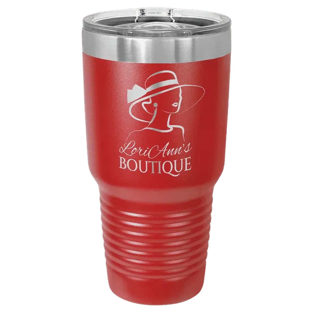 Personalized Ringneck Tumblers – Polar Camel Insulated Tumblers 30 oz. / Powder Coated Color Options / Red (Slider Lid)