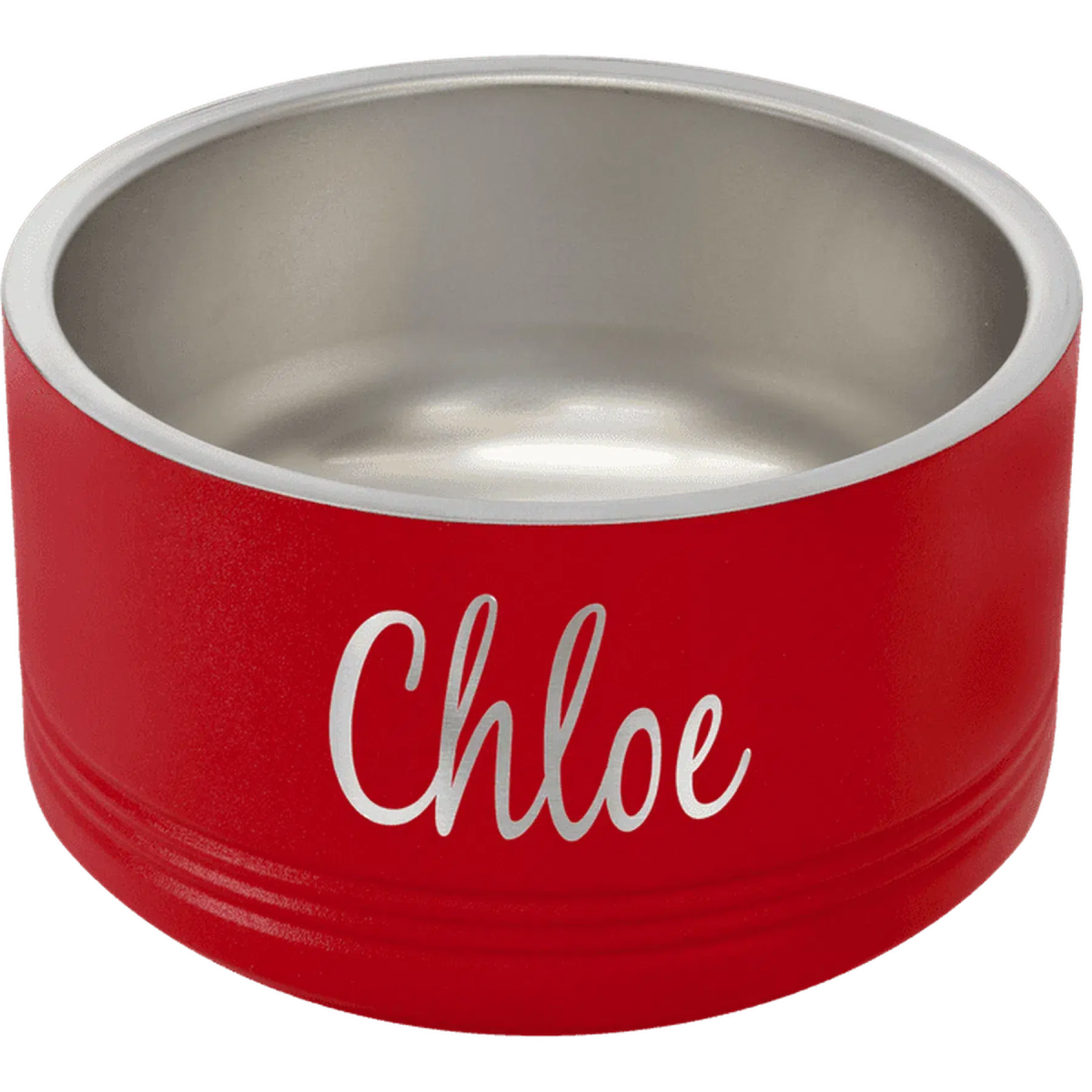 Personalized Pet Bowls - Heavy Duty Engraved Bowls for Dogs and Cats 18 oz. / Red
