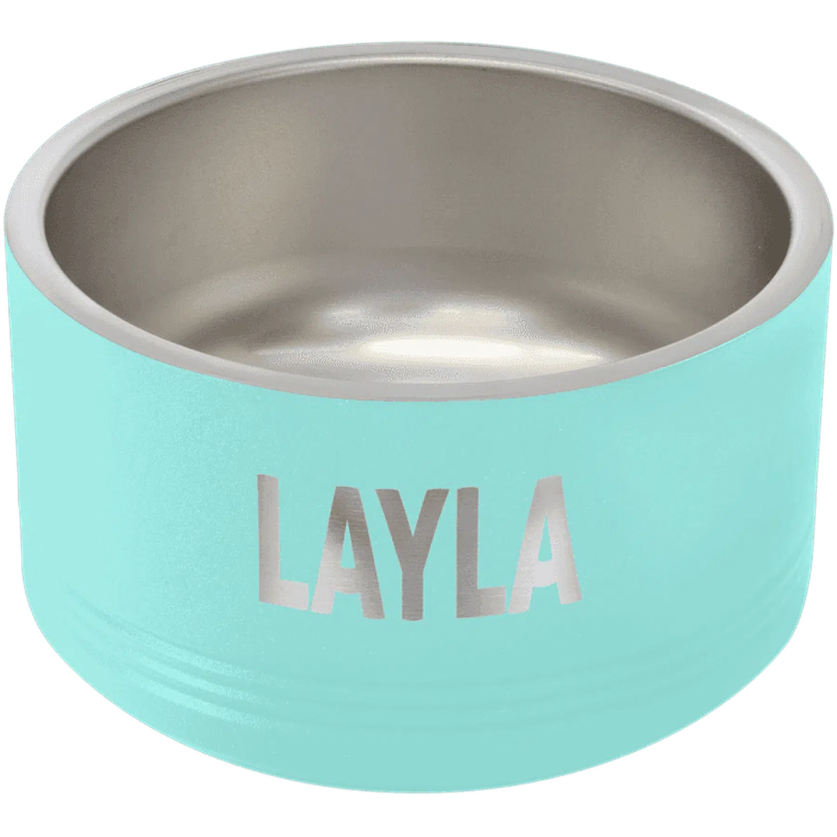 Personalized Pet Bowls - Heavy Duty Engraved Bowls for Dogs and Cats 18 oz. / Teal